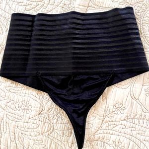 Flexees Tummy Control Thong Underwear. Size M